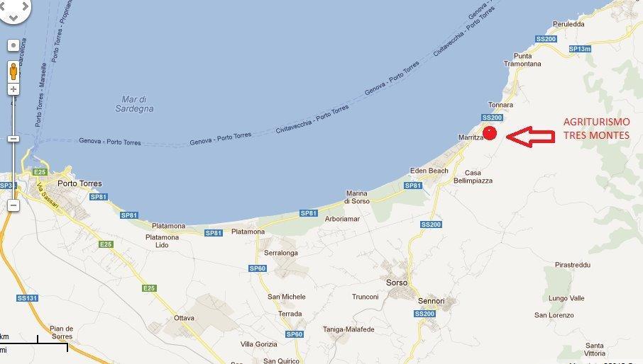 Agriturismo Tres Montes Sorso Εξωτερικό φωτογραφία